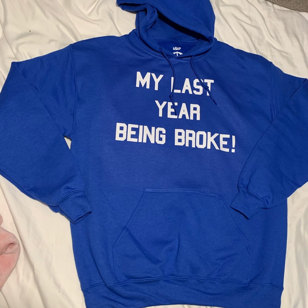 ASAP rocky Lybb my last year being broke hoodie tv